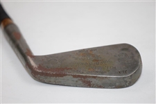Abercrombie & Fitch Warranted Hand Forged Mid Iron - B1 & W.H. Miller Stamp on Head