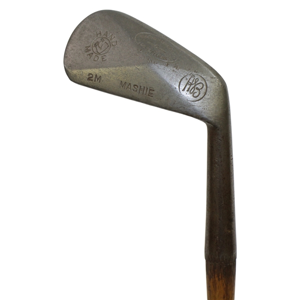 Circa 1920 Hillerich & Bradsby Co. Diamond Back 2M Mashie "Stag-Dot" Face