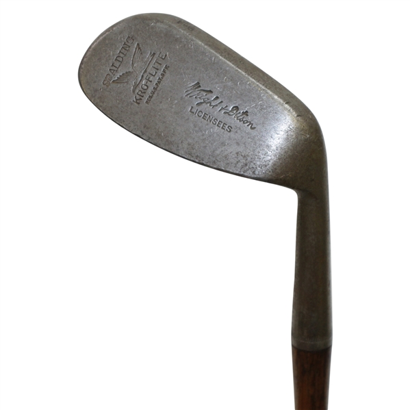 Spalding Kro-Flight Wright & Ditson F6 Mashie Niblick - Patd 1-3-1922