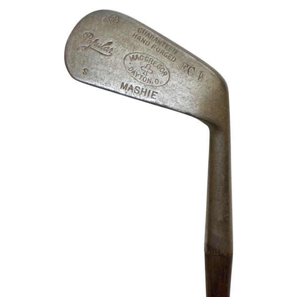 Circa 1915-1920  MacGregor Dayton OH. Popular Mashie with ECW Stamp on Head - Shaft Stamp