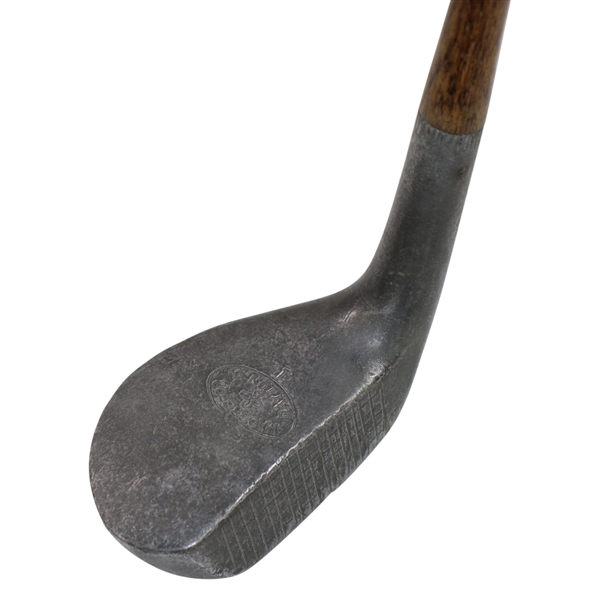Circa 1920 MacGregor Dayton OH. Cross Hatch Aluminum Head 1 Putter with Shaft Stamp
