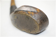 The Spalding A.G. Driver with Leather Face Insert & Brass Sole Plate