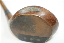 Spalding Gold Medal 14 Deeply Deep Line Face Face Mashie with Shaft Stamp