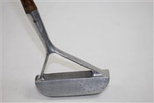 Circa 1910 Aluminum Head Forked Model Putter - Not Hackbarth