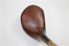 Wright & Ditson St. Andrews Left-Handed Mashie with Deep Line Face