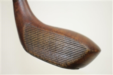 Wright & Ditson St. Andrews Left-Handed Mashie with Deep Line Face