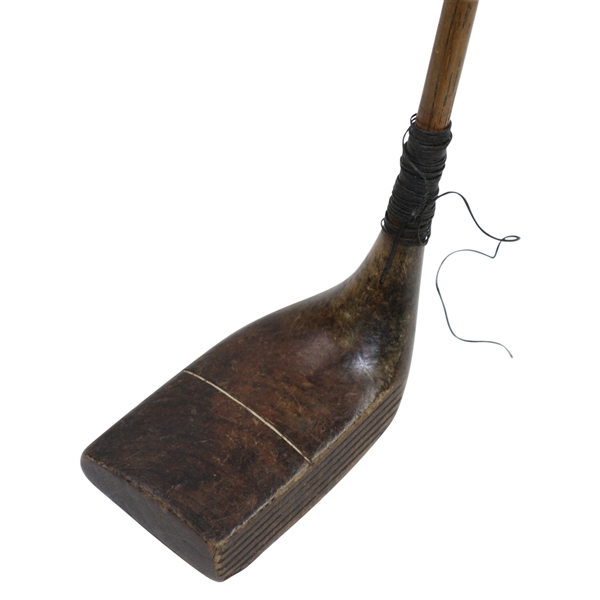 Mallet "Gassiat Grand Piano" Style Putter - Arthur Lacy Berkshire GC Shaft Stamp