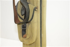 Vintage Chicago Classic Canvas with Leather Trim Golf Bag - 5 Diameter