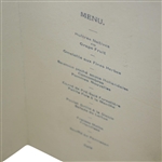 1929 Ryder Cup American & British Teams Signed Menu Including Samuel Ryder - Rare JSA ALOA