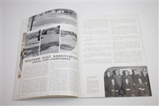 1934 Western Open at Country Club of Peoria Program & Contestant Badge - Rod Munday Collection