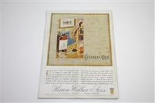 1934 Western Open at Country Club of Peoria Program & Contestant Badge - Rod Munday Collection