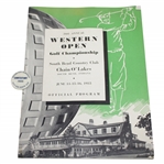 1935 Western Open at South Bend Country Club Program & Contestant Badge - Rod Munday Collection