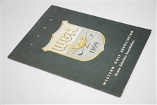 1953 Western Golf Association Evans Scholars Foundation Program - Rod Munday Collection