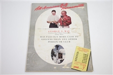 1946 US Open at Canterbury Program with Scores Sheet - Rod Munday Collection
