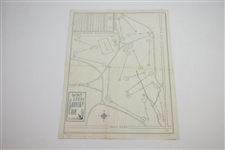 1947 US Open at Saint Louis Country Club Saturday Pairings Sheet  - Rod Munday Collection