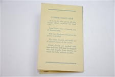 1947 Bing Crosby Pro-Am Program, Contestant Badge, Scorecard, & Pairing Sheet  - Rod Munday Collection