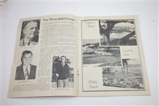 1947 Bing Crosby Pro-Am Program, Contestant Badge, Scorecard, & Pairing Sheet  - Rod Munday Collection