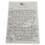 Vintage Pebble Beach Del Monte Lodge 'The Seventeen Mile Drive' Welcome Sheet