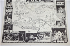 Vintage Pebble Beach Del Monte Lodge 'The Seventeen Mile Drive' Welcome Sheet