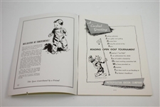 1949 Reading Open Program with Two Contestant Badges - Undated & 1951 - Rod Munday Collection