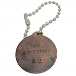1948, 1949, & 1950 Texas Open Contestant Badge, Guest Badge, & Contestant Bag Tag - Rod Munday Collection