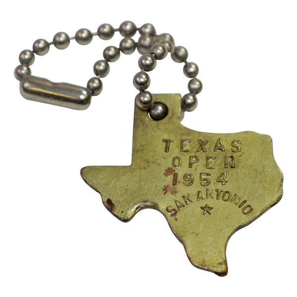 1954 Texas Open at San Antonio Contestant Badge - Rod Munday Collection