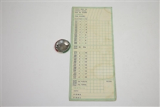 1954 Mexico Open Contestant Badge, Invitation, & Scorecard - Rod Munday Collection