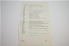 1954 Mexico Open Contestant Badge, Invitation, & Scorecard - Rod Munday Collection
