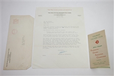 1951 PGA Championship at Oakmont Program, Pairing Sheets, Scorecard, & Guest Badges - Rod Munday Collection