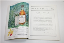 1952 PGA Championship at Big Spring GC Program, Scorecard, Pairing Sheets - Rod Munday Collection