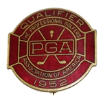 1952 PGA Championship at Big Spring GC Contestant Badge - Rod Munday Collection