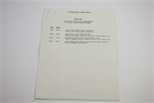 1952 PGA Championship at Keller GC Letters, Qualifier Scorecard, & Pairing Sheet - Rod Munday Collection