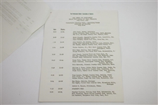 1952 PGA Championship at Keller GC Letters, Qualifier Scorecard, & Pairing Sheet - Rod Munday Collection
