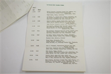 1952 PGA Championship at Keller GC Letters, Qualifier Scorecard, & Pairing Sheet - Rod Munday Collection