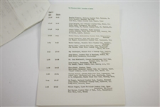 1952 PGA Championship at Keller GC Letters, Qualifier Scorecard, & Pairing Sheet - Rod Munday Collection