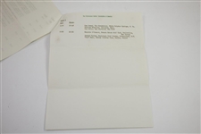 1952 PGA Championship at Keller GC Letters, Qualifier Scorecard, & Pairing Sheet - Rod Munday Collection