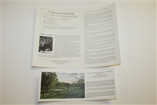 2001 Ltd Ed US Open at Southern Hills 12th Hole AP Signed by Artist Linda Hartough 85/85 with COA