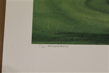 1990 Ltd Ed US Open at Medinah 13th Hole Print Signed by Artist Linda Hartough 760/850