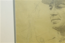 Original Artwork Hogan's Five Lessons Sketching by Anthony Ravielli - Framed