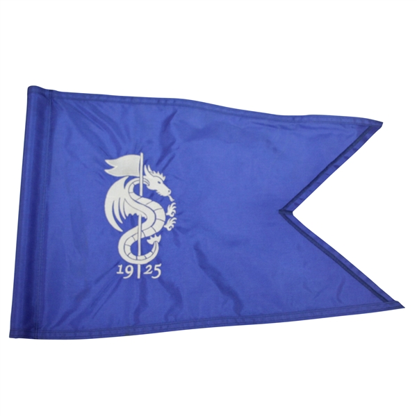 Monterrey Golf Club Course Used Blue with White Logo Flag