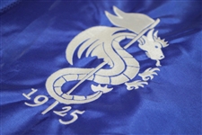 Monterrey Golf Club Course Used Blue with White Logo Flag