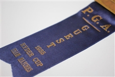 1935 Ryder Cup Team Matches P.G.A. Guest Blue Ribbon - Excellent Condition