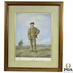 Young Tom Morris Ltd Ed Lithograph Signed by Arthur Weaver with Remarque - 146/350