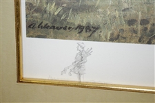 Young Tom Morris Ltd Ed Lithograph Signed by Arthur Weaver with Remarque - 146/350