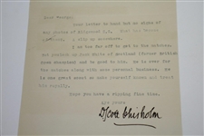 1935 Scott Crisholm Signed Letter from to PGA's Jacobus - Ryder Cup Scouting Content