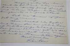 Horton Smith Signed Handwritten 1933 Ryder Cup Letter to A.R. Gates JSA ALOA