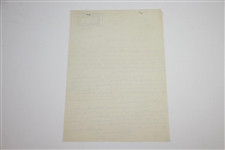 Horton Smith Signed Handwritten 1933 Ryder Cup Letter to A.R. Gates JSA ALOA