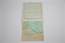 Paul Runyan Signed La Jolla Country Club Scorecard - Dated 5/27/58 JSA ALOA