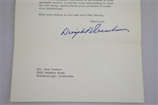 President Dwight D. Eisenhower Signed 11/8/66 Letter to Ken Venturi JSA ALOA