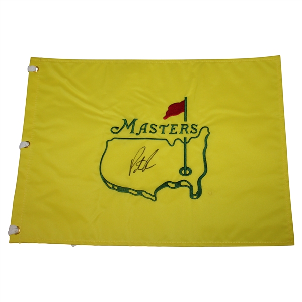 Patrick Reed Signed Undated Masters Embroidered Flag JSA ALOA